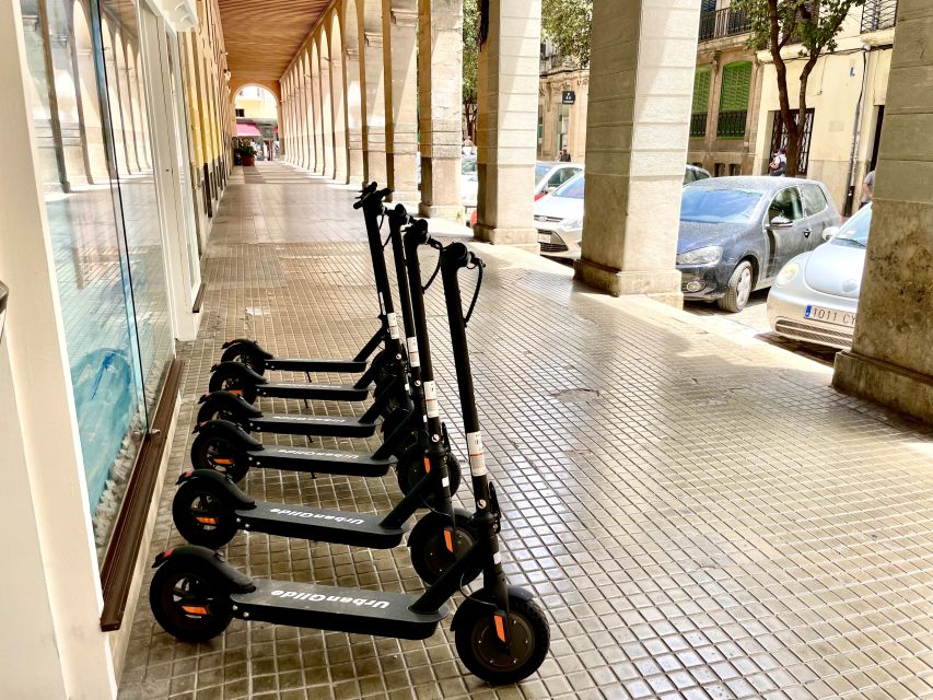 Palma: Guided 1.5 H city tour on Electric scooter - Ca’n Pere Antoni and the Sea Promenade Cruise