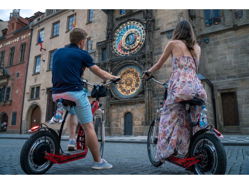 Prague: 3-Hour Fat Tire E-Scooter Tour - Petřín Gardens, Petrin Tower views, and the calm side of the city