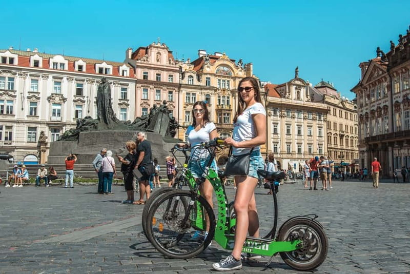 Prague: 4 Hours Grand City Tour by Segway & E-Scooter - Segway time on Ladronka Park trails: fun plus a real viewpoint payoff