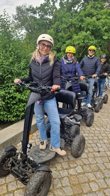 Prague: City Highlights E-Scooter Tour - Charles Bridge Setup: Helmet, Orientation, and First Views