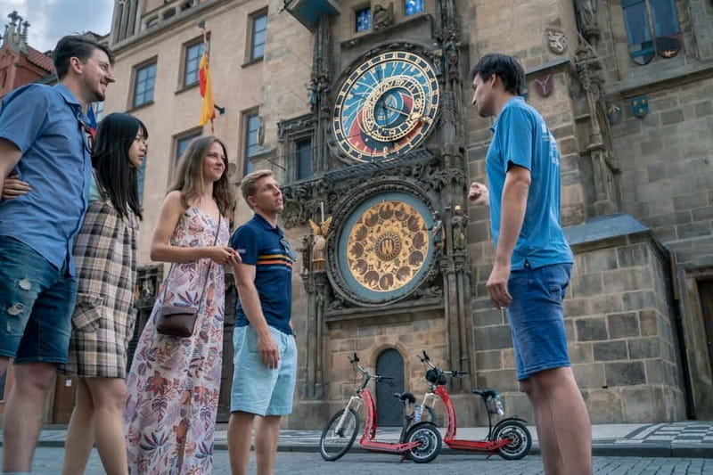 Prague: E-Bike or E-Scooter Tour with A Local Guide - Letná Park and the Prague Giant Metronome: fast views that feel worth it