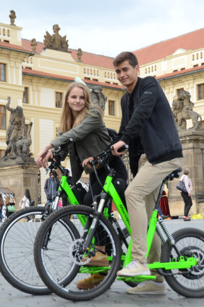 Prague Electric Scooter and eBike Grand Tour - Meet Near the Embassy of Japan and Start Close to the Action