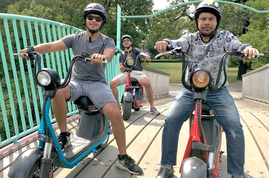 Prague Electric Scooter and eBike Grand Tour - Lennon Wall and Lesser Town: Art, Streets, and Easy Photo Stops