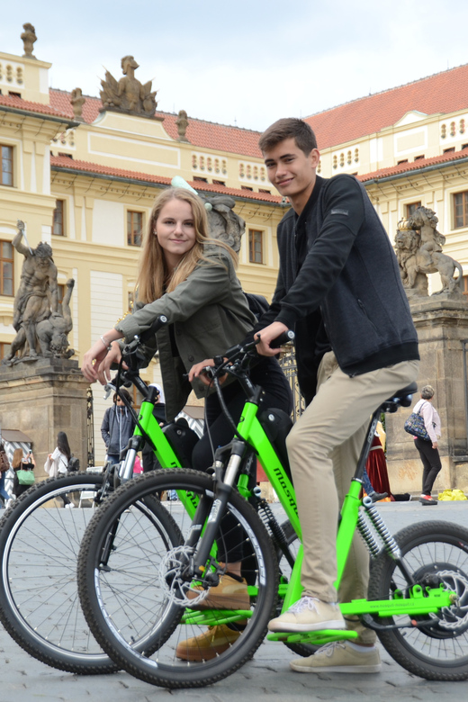 Prague Electric Scooter and eBike Grand Tour - Meet Near the Embassy of Japan and Start Close to the Action
