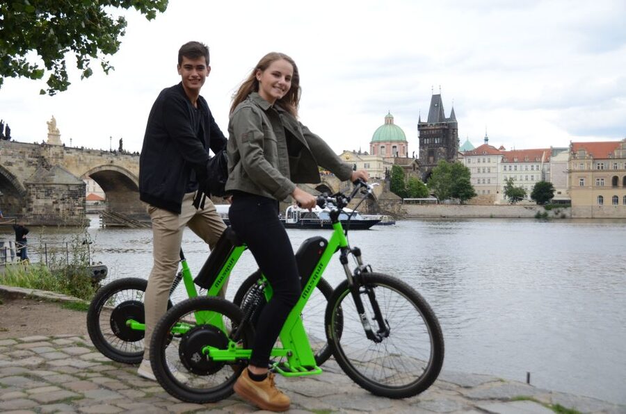 Prague: Electric Scooter & Cruiser Fat eBike Rental - What riding feels like at 25 km/h