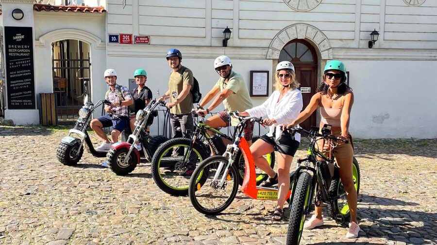 Prague: Electric Scooter & Cruiser Fat eBike Rental - Training, helmets, and the rules that keep it smooth