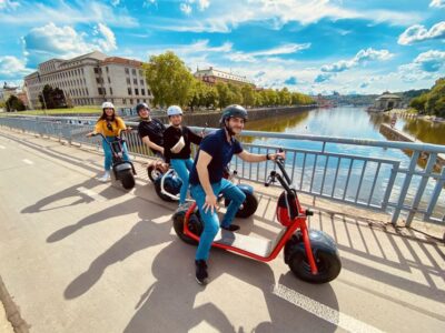 Prague: Fat Tire E-Scooter Guided Tour - Safety Briefing and the Scrooser Ride Feel (Hydraulic Brakes Help)