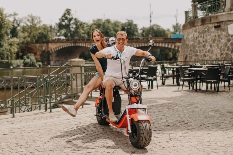 Prague: Guided Fat Tire e-Scooter Tour - Choosing your ride: e-scooter vs e-fat bike
