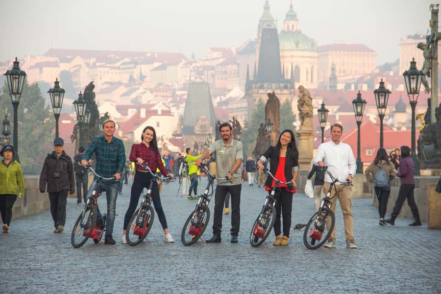 Prague Highlights: Segway & E-Scooter Tour with Taxi Pick-Up - Prague Castle views without the staircase marathon