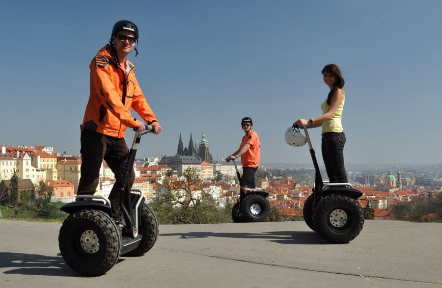 Prague Highlights: Segway & E-Scooter Tour with Taxi Pick-Up - Petrin Hill, the Vltava River, and finishing the day in Old Town