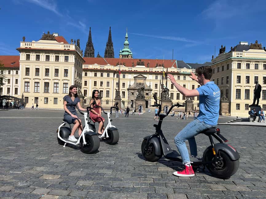 Prague Highlights: Segway & E-Scooter Tour with Taxi Pick-Up - Letná Park loops, Expo 58, and Prague’s viewpoint power