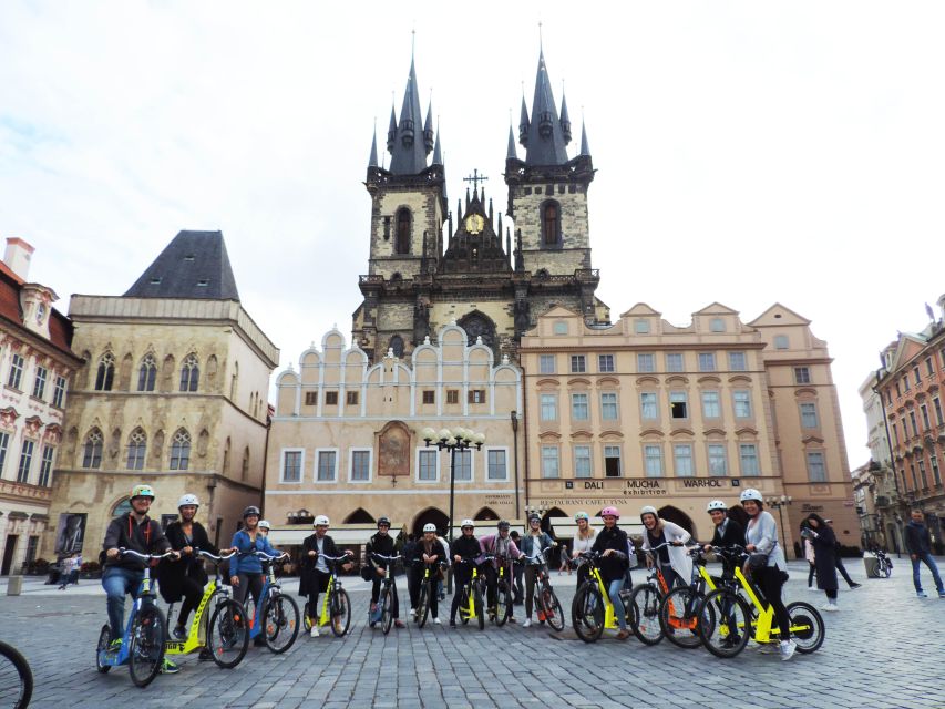 Prague: Highlights Tour on e-Scooter or eBike - Strahov Monastery, Strahov Garden viewpoint, and the end-game photos