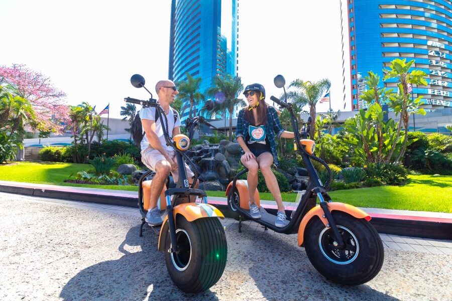 San Diego: Downtown and Gaslamp Loop Scooter Tour - Horton Plaza to the Padres Area: The Middle of the Action