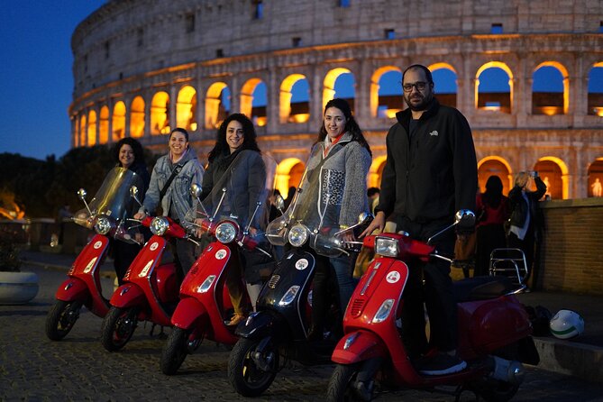 Vespa Scooter Night Tour in Rome with Professional Photographer - Trastevere at Night and a Hilltop Finale